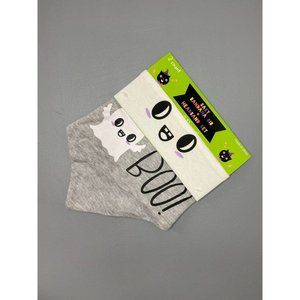 Baby‎ girl headband bib set halloween ghost bandana bib NWT